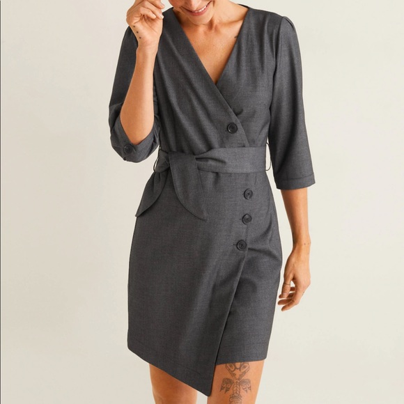Mango Dresses & Skirts - Mango Belt wrap dress